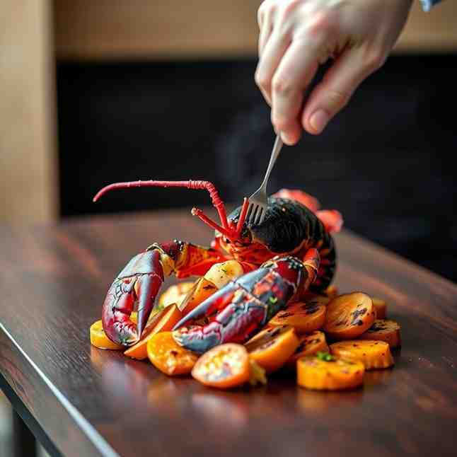 Guadeloupe Lobster & Sweet Potato Recipe Grill